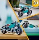 LEGO 31135 Creator Motocicletta Vintage, Set 3 in 1 con Moto Giocattolo Classica, Road Bike e Macchina Dragster, Giochi per Bambini, Ragazzi e Ragazze